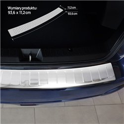 Rear bumper trim for Subaru XV I (GP | G4) 2012-2017 Chrome Stainless steel