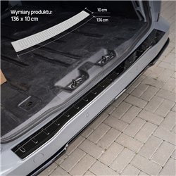 Rear bumper trim for Volkswagen VW Caravelle (T7) 2025- | Black chrome Stai