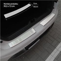 Rear bumper trim for Renault Clio Hatchback IV (BH | X98) 5D 2012-2020 Silv