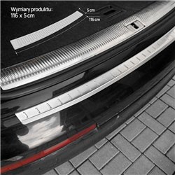 Listwa tylnego zderzaka do Audi Q7 I 2005-2015 | Stal nierdzew