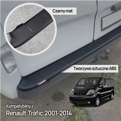 Rear bumper trim for Renault Trafic II (FL/JL) 2001-2014 | Black ABS