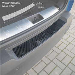 Rear bumper trim for Jeep Renegade I (BU) 2014- | Black Carbon fiber Shiny