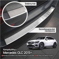 Listwa tylnego zderzaka Mercedes GLC (X253) 2015-2022 | Stal nie