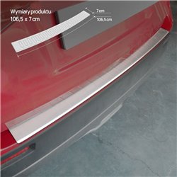 Rear bumper trim for Suzuki Vitara IV (LY) 2015- | Silver Stainless steel