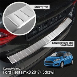 Rear bumper trim for Ford Fiesta Hatchback VIII (Mk7 | B479 HJ/HF JHH) 5D 2