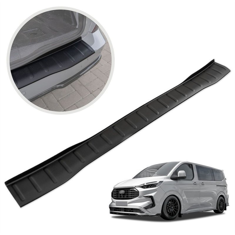 Rear bumper trim for Ford Tourneo Custom II (V710) 2023- | Black ABS
