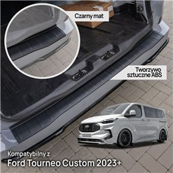 Rear bumper trim for Ford Tourneo Custom II (V710) 2023- | Black ABS