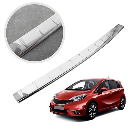 Rear bumper trim for Nissan Micra Hatchback V (K14) 5D 2017-2023 | Chrome S