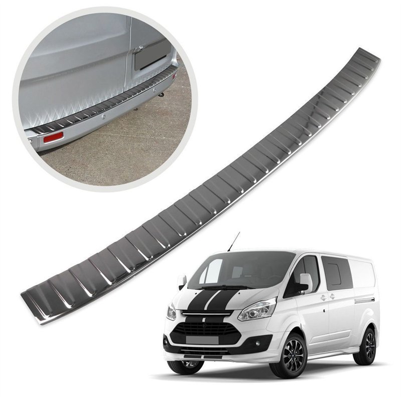 Rear bumper trim for Ford Transit Custom I (V362 | FY/FZ/F3) 2012-2023 Blac