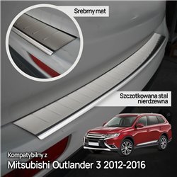 Rear bumper trim for Mitsubishi Outlander III (GF/GG/ZJ/ZK/ZL | CW0) PRE-FL