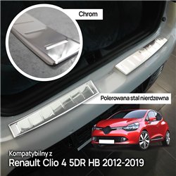 Rear bumper trim for Renault Clio Hatchback IV (BH | X98) 5D 2012-2020 Chro