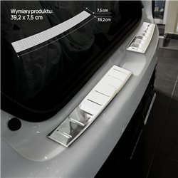 Rear bumper trim for Renault Clio Hatchback IV (BH | X98) 5D 2012-2020 Chro