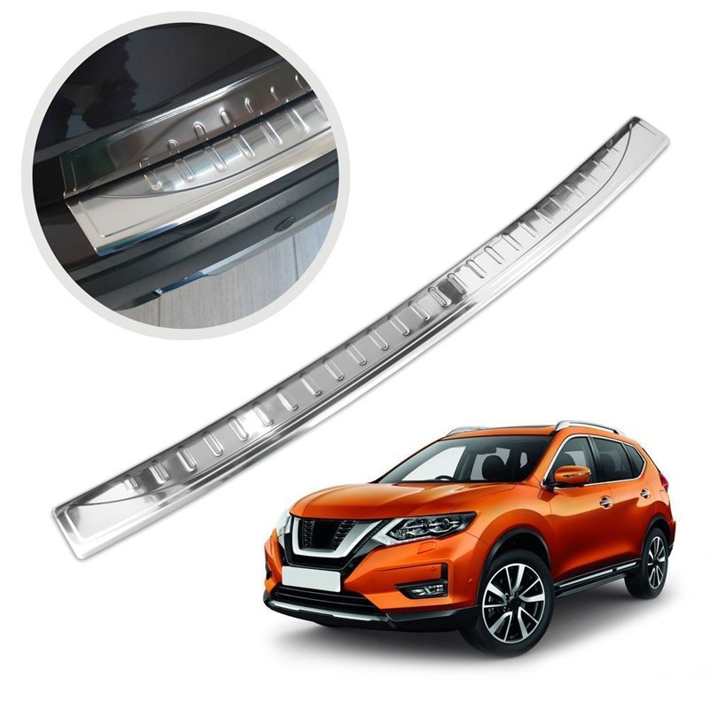 Rear bumper trim for Nissan X-Trail III (T32) PRE-FL 2014-2017 | Chrome Sta