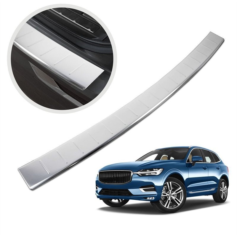 Rear bumper trim for Volvo XC60 II (V426 | U) 2017- Chrome Stainless steel