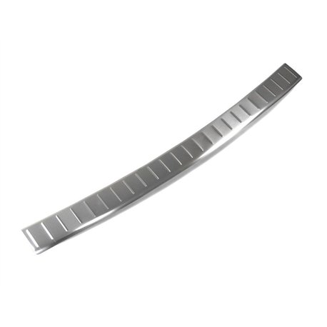 Rear bumper trim for Nissan Juke I (F15) FL 2014-2019 | Silver Stainless st