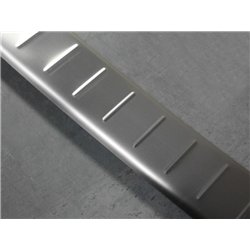 Rear bumper trim for Nissan Juke I (F15) FL 2014-2019 | Silver Stainless st