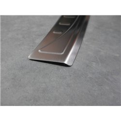 Rear bumper trim for SEAT Ateca I (KH7 | 5FP) 2016- Silver Stainless steel