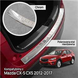 Listwa tylnego zderzaka do Mazda CX-5 I 2012-2017 Stal nier