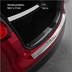 Rear bumper trim for Mazda CX-5 I (GH | KE) 2012-2017 Chrome Stainless stee