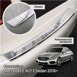 Listwa tylnego zderzaka Mercedes E-Klasa Sedan (W213) 4D 2016-2023 Chr
