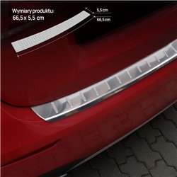 Rear bumper trim for Mercedes E-Class Sedan (W213) 4D 2016-2023 | Chrome St