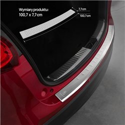 Rear bumper trim for Mazda CX-5 I (GH | KE) 2012-2017 Silver Stainless stee