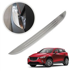 Rear bumper trim for Mazda CX-3 I (DK/DJ1) 2015-2022 | Chrome Stainless ste