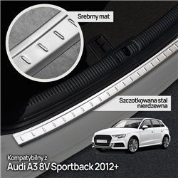 Listwa tylnego zderzaka Audi A3 Sportback Hatchback III 5D 2013-202