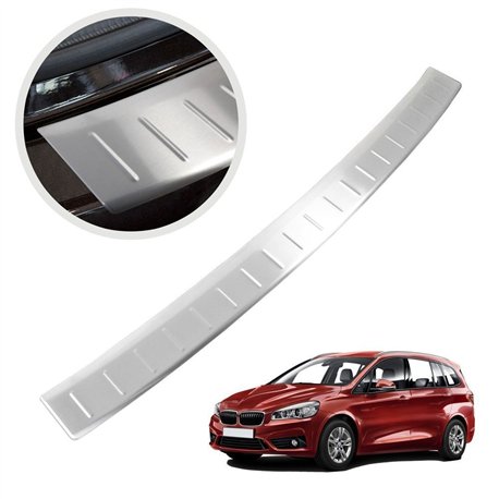 Rear bumper trim for BMW 2 Series Gran Tourer (F46) 2015-2022 | Silver Stai