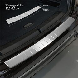 Rear bumper trim for BMW 2 Series Gran Tourer (F46) 2015-2022 | Silver Stai