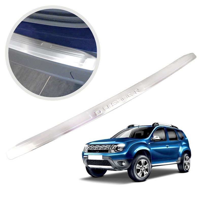 Rear bumper trim for Dacia Duster II (HM | SR) 2018-2024 Silver Stainless s