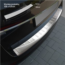 Rear bumper trim for Skoda Superb Station Wagon III (3V | B8) 2015-2023 Sil