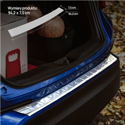 Rear bumper trim for Toyota C-HR I (AX10/AX50) 2016-2023 | Chrome Stainless