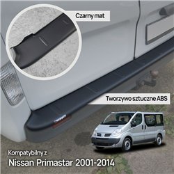 Rear bumper trim for Nissan Primastar I (X83) 2002-2015 | Black ABS