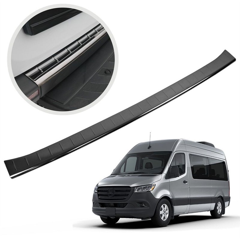 Listwa tylnego zderzaka Mercedes Sprinter (W907 W910) 2018- Czarny chr