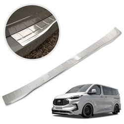 Rear bumper trim for Ford Tourneo Custom II (V710) 2023- | Chrome Stainless