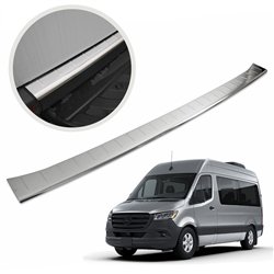 Rear bumper trim for Mercedes Sprinter (W907 | W910) 2018- Chrome Stainless