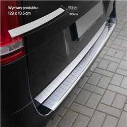 Rear bumper trim for Mercedes V-Class (W447) 2014- | Chrome Stainless steel