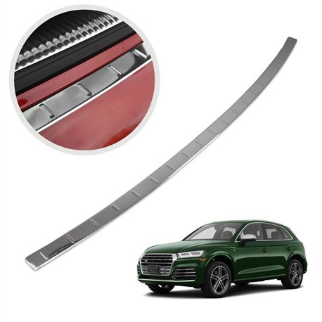 Rear bumper trim for Audi Q5 II (FY | 80A) 2017-2024 Chrome Stainless steel
