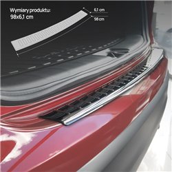 Listwa tylnego zderzaka Nissan Qashqai II PRE-FL 2014-2017 Czarn