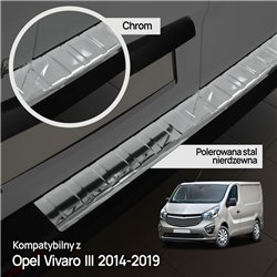 Listwa tylnego zderzaka do Opel Vivaro B 2014-2019 | Stal nierd