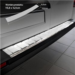 Listwa tylnego zderzaka do Opel Vivaro B 2014-2019 | Stal nierd