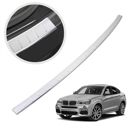 Rear bumper trim for BMW X4 (F26) 2014-2018 | Chrome Stainless steel