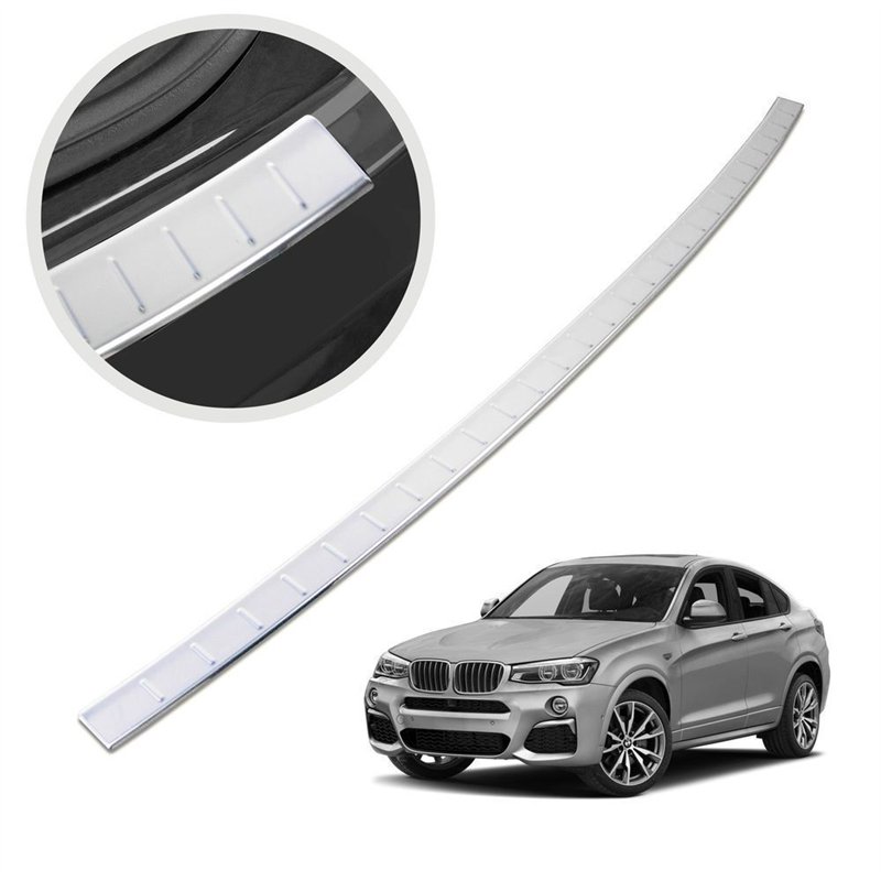Rear bumper trim for BMW X4 (F26) 2014-2018 | Chrome Stainless steel