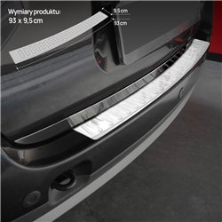Rear bumper trim for Dacia Duster I (HS) 2010-2017 | Chrome Stainless steel
