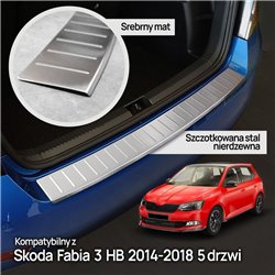 Listwa tylnego zderzaka Skoda Fabia Hatchback III 5D 2014-2021 Sr