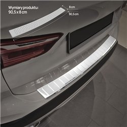 Rear bumper trim for BMW X1 (F48) 2015-2022 | Chrome Stainless steel