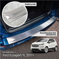 Listwa tylnego zderzaka do Ford EcoSport II FL 2017-2022 Srebr