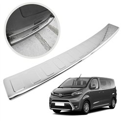 Rear bumper trim for Toyota Proace II (MDZ/MPY) 2016- | Chrome Stainless st