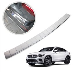 Rear bumper trim for Mercedes GLC (X253) 2015-2022 | Chrome Stainless steel